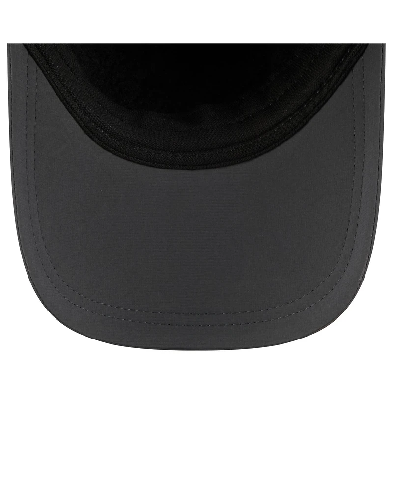 New Era Men's Charcoal Seattle Seahawks 2025 Sideline Cold Weather Runner Dog Ear Adjustable Hat