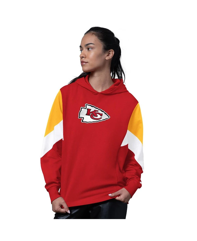 Starter Women's Red Kansas City Chiefs Scrimmage Hoodie