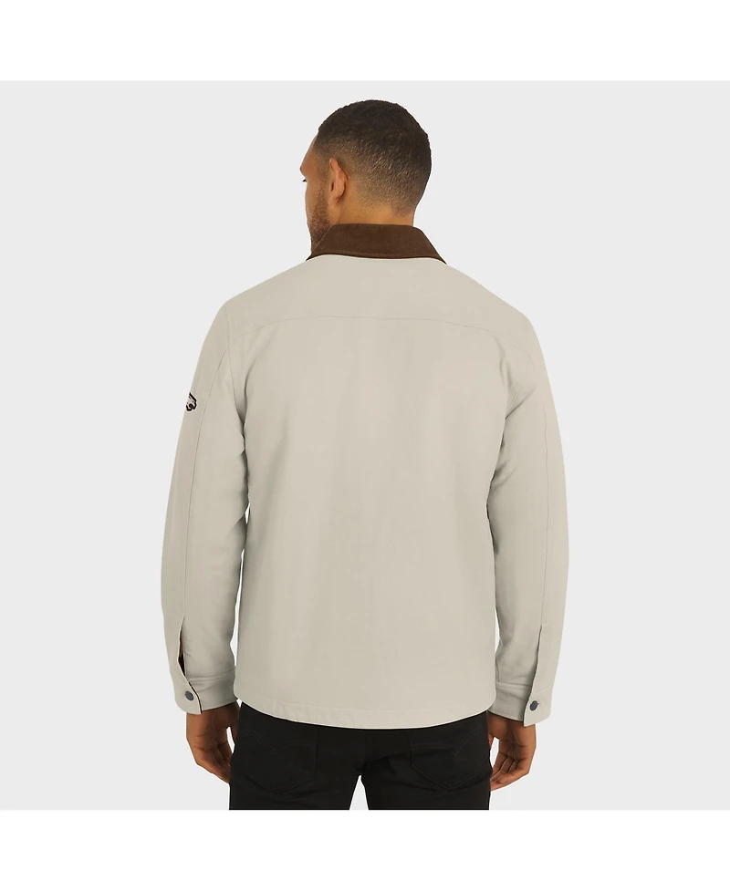 Fanatics Men's Nfl x Darius Rucker Collection by Tan Denver Broncos Midweight Canvas Full-Button Jacket
