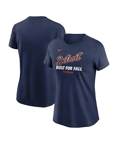 Nike Women's Navy Detroit Tigers 2025 Mlb Postseason Authentic Collection T-Shirt