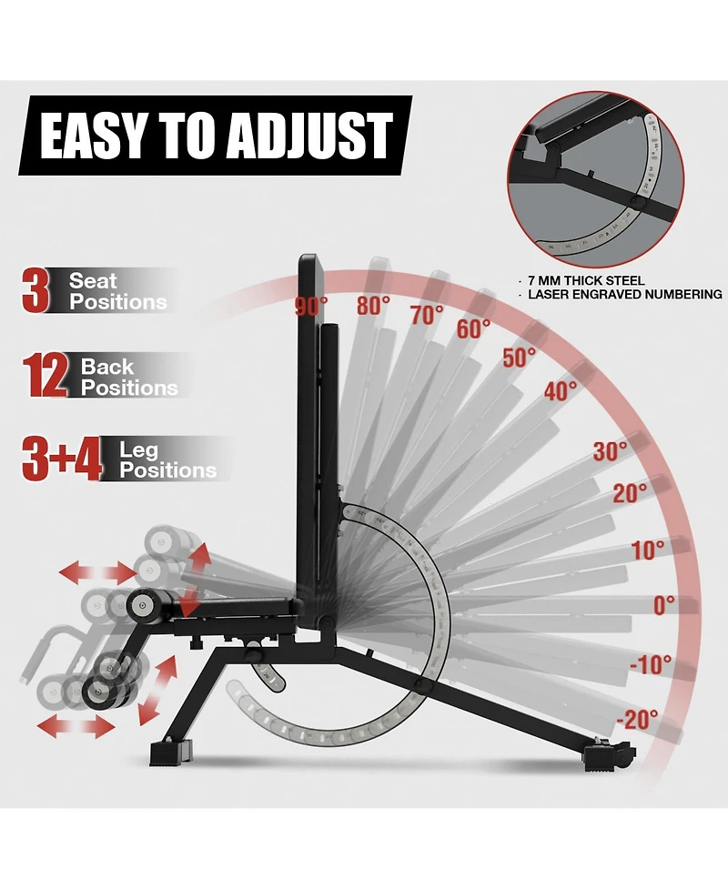 Mikolo Power Cage, 2000LB Squat Rack, Dual Pulley Cable Crossover System, Multi-function Free Weight Home Gym Workout Machine with Attachments