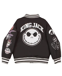 Nightmare Before Christmas Boys Casual Graphic Varsity Bomber Jacket