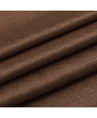 GoodGram 2-Pack: Beaded Emerald Crepe Waterfall Valances - 44 in. W x 37 L, Pumpkin Spice/Terracotta