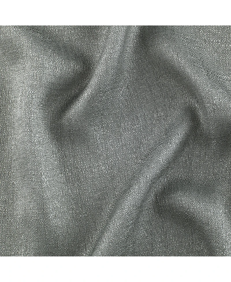 GoodGram 2-Pack: Beaded Emerald Crepe Waterfall Valances - 44 in. W x 37 L, Pumpkin Spice/Terracotta