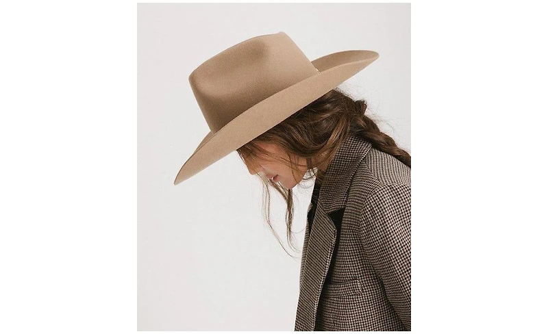 Lane Brick Top - Unique Western Hat with Hand-Shaped Crown