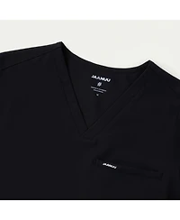 Jaanuu Men's Platt 3-Pocket Classic V-Neck Scrub Top