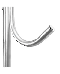 Household Essentials Hinge-It Clutterbuster Steel Valet Family Towel Bar, Silver