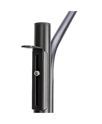 Household Essentials Hinge-It Clutterbuster Steel Valet Family Towel Bar, Silver