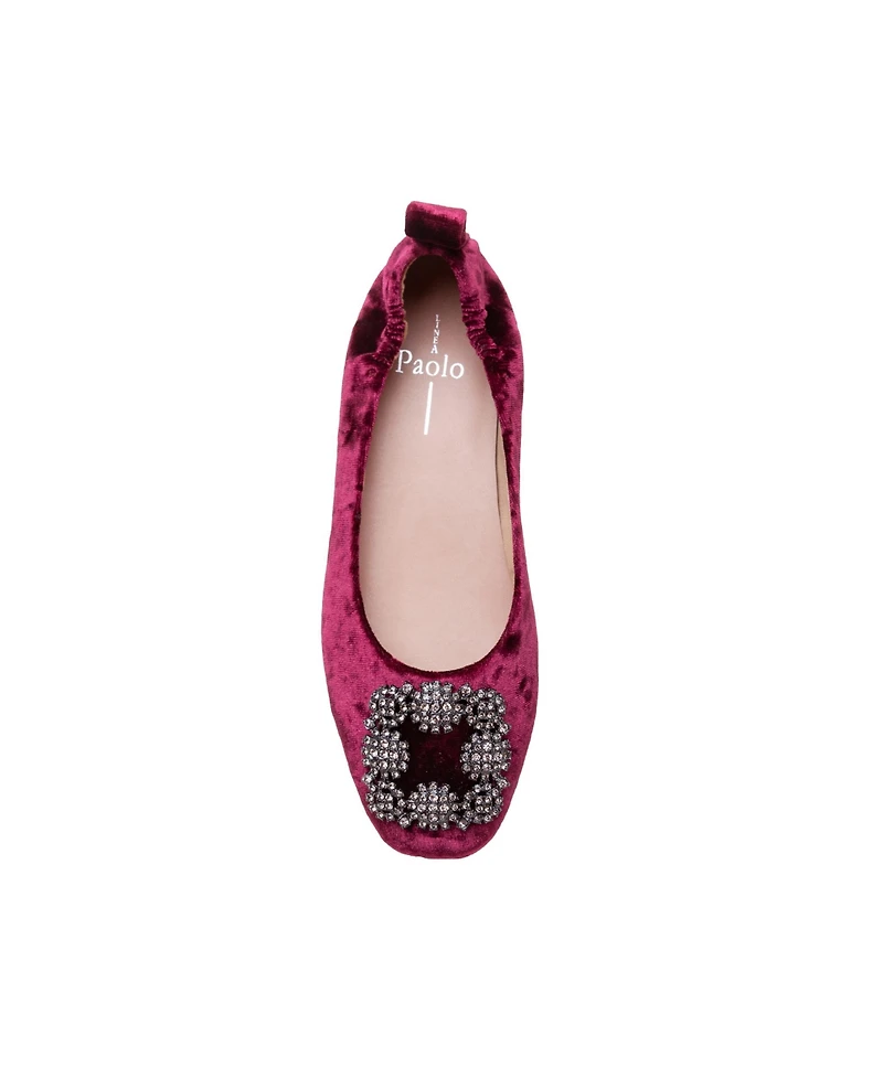 Linea Paolo Mina | Glam Sparkly Medallion Ballet Flat