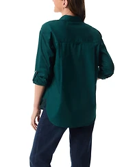 Gloria Vanderbilt Women's Eco Flex Comfort Button-Up Shirt