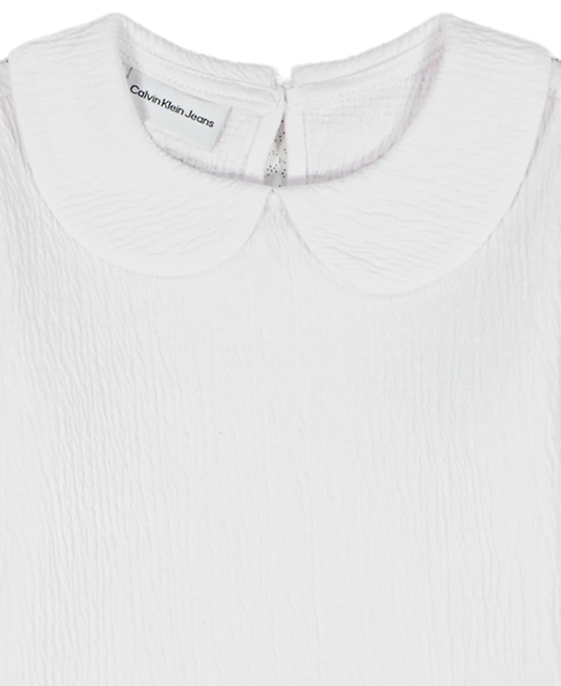 Calvin Klein Girls 4-6X 2-Piece Long-Sleeve Top and Skirt Set