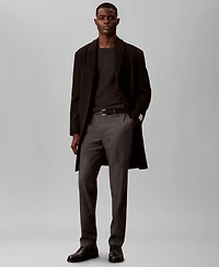 Calvin Klein Men's Slim-Fit Check Trouser Pants