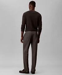 Calvin Klein Men's Slim-Fit Check Trouser Pants