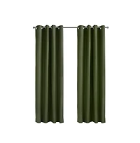 Thermaplus Alpine Blackout Premium Stylish and Functional Grommet Curtain Panel 52" x 95" Olive