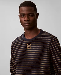 Calvin Klein Men's Striped Long-Sleeve T-Shirt