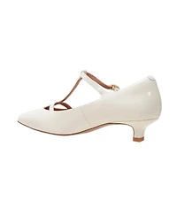 Linea Paolo Celia Women's Pointed toe T-Strap Kitten Heel Pump