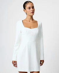 French Connection Women's Whisper Sweetheart Neck Mini Dress