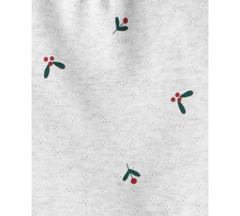 Carter's Baby Girls 2-Piece Bow Print Bodysuit and Pants Set