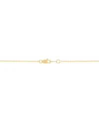 Macy's Diamond Pendant Necklace (1/10 ct. t.w.) in 10K Yellow Gold