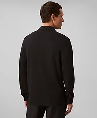 Calvin Klein Men's Long-Sleeve Classic Fit Polo Shirt