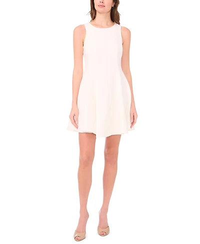 Msk Women's Sleeveless Fit & Flare Mini Dress