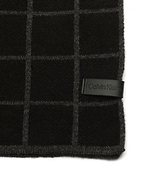 Calvin Klein Men's Window Check Scarf