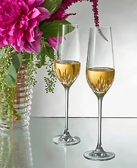 Philip Whitney Fiero Toasting Champagne Flutes, Set of 2