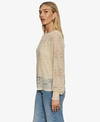 Sanctuary Women's Ultra Femme Raglan Long-Sleeve Top