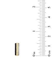 Macy's Diamond Hoop Earrings (1/3 ct. t.w.) in 10K Yellow Gold with White and Black Rhodium