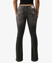 True Religion Women's Joey Flare Low Rise Flap Jeans