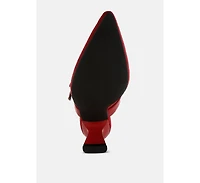 Onagra Microfiber Pointy Slip-On Mules