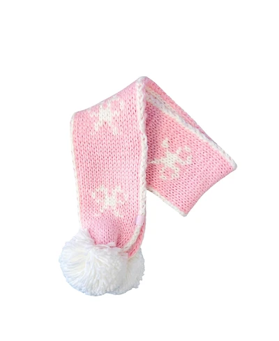 Bits & Bows Girls Pink Bows Scarf