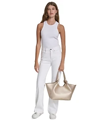 Dkny Paula Commuter Medium Sleek Tote, Created for Macy's