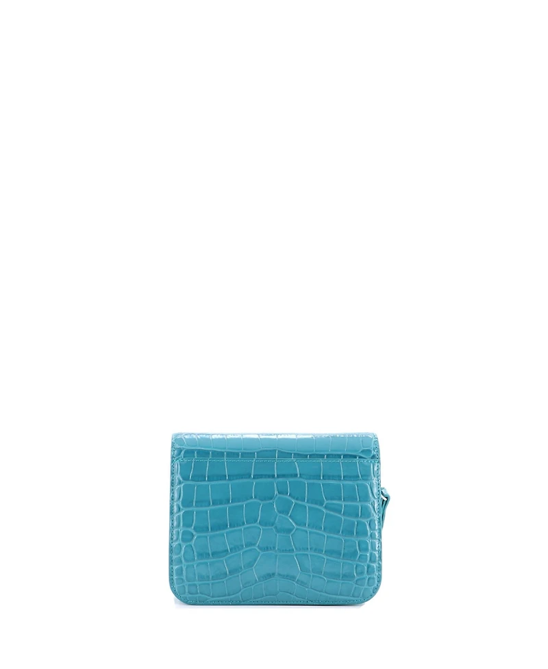 Pre-Owned Balenciaga Small B. Dot Flap Bag Embossed Leather
