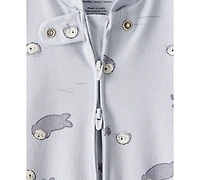 Carter's Baby Boys or Girls Otter Print Long-Sleeve Sleep and Play Pajama