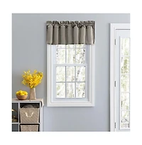 Ellis Stacey 3" Rod Pocket High Quality Fabric Solid Color Window Lined Filler Valance 42"x13