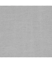 Thermaplus 100% Polyester Glacier Balance Temperature Solid Faux Silk Blackout Grommet Curtain Panel 52" x Silver