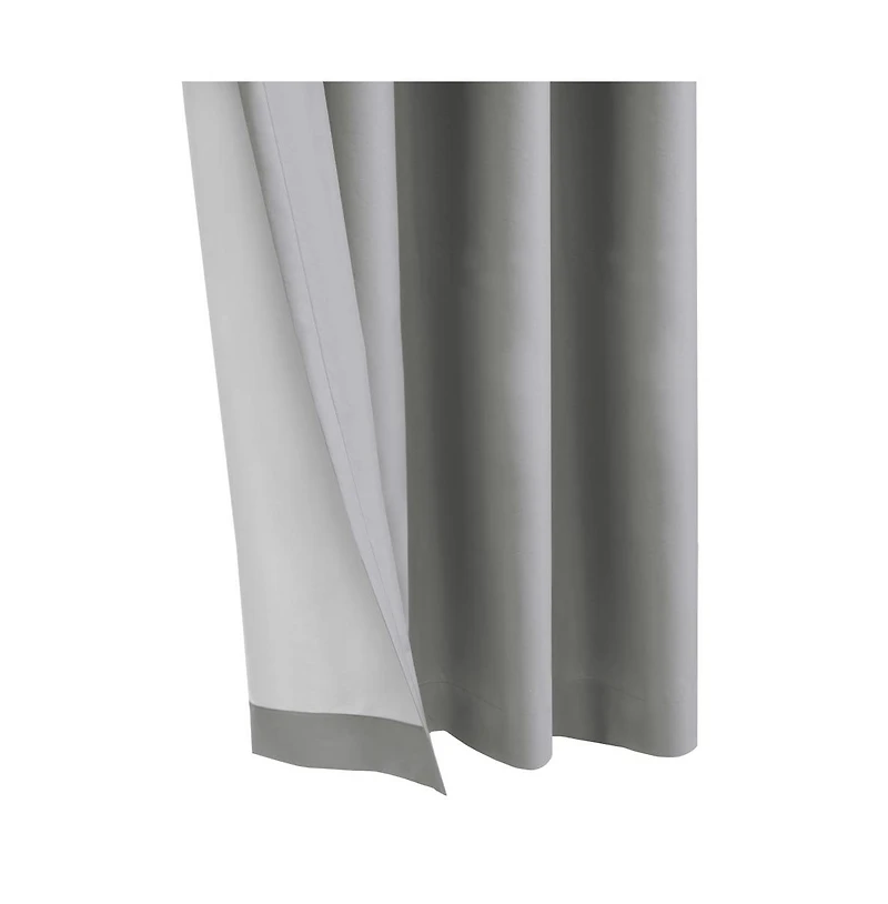 Thermaplus Alpine Blackout Premium Stylish and Functional Grommet Curtain Panel 52" x 95" Light Grey