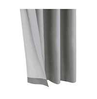 Thermaplus Alpine Blackout Premium Stylish and Functional Grommet Curtain Panel 52" x 95" Light Grey