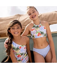 Snapper Rock Big Girls Ciao Paradiso One Shoulder Swimsuit