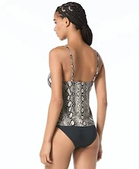 Michael Kors Womens V Neck Tankini Top Bottoms