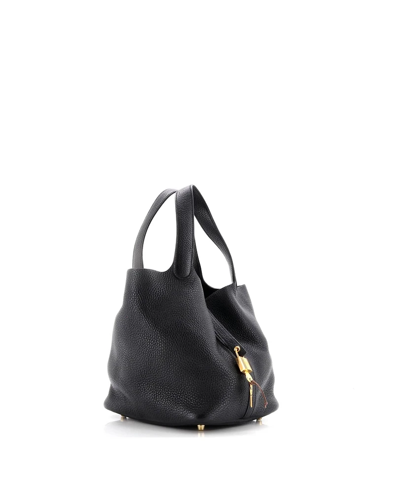 Pre-Owned Hermes Mm Picotin Lock Bag Clemence