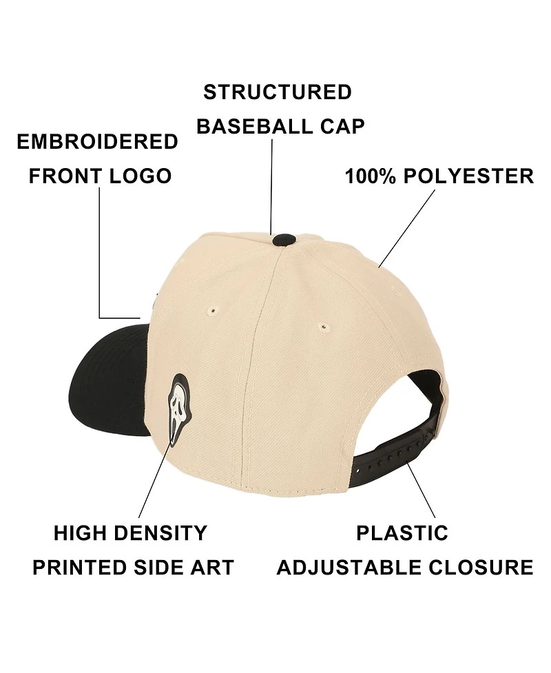 Ghostface Embroidery Canvas B104 A-Frame Snapback
