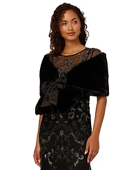 Adrianna Papell Women's Crewneck Blow Coverup Jacket