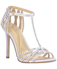Jessica Simpson Women's Jivira Rhinestone Strappy Stiletto Sandals