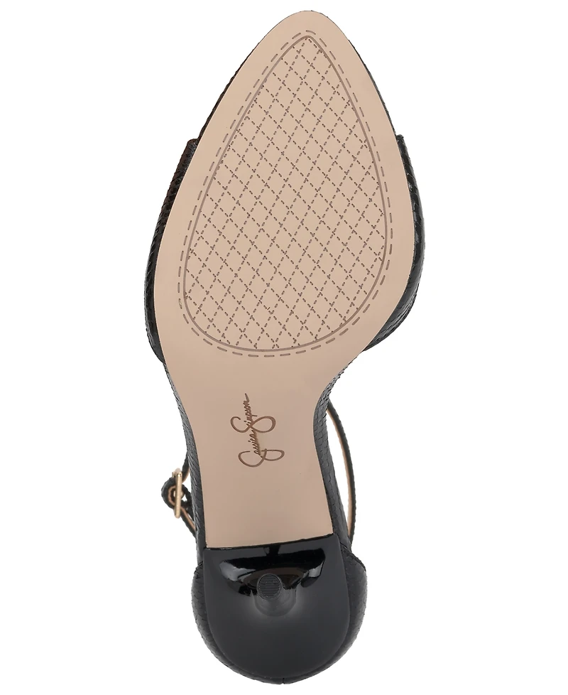 Jessica Simpson Women's Nelira Almond Toe Stiletto Sandals