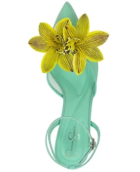 Jessica Simpson Women's Vilyria Orchid Embellished Mid-Heel Pumps