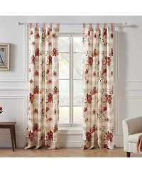 Wheatly Farmhouse Gingham Blackout Curtain Panels Pair 48" x 84" by Greenland Home Fashion
