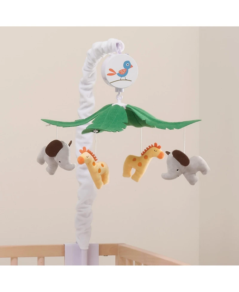 Bedtime Originals Lollipop Jungle Musical Baby Crib Mobile Soother Toy