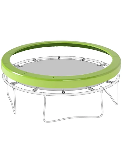 Soozier12FT Trampoline Pad Spring Cover, Waterproof,